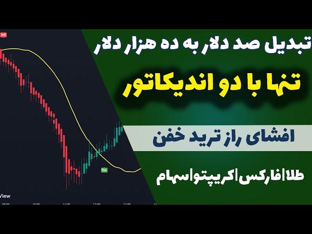 آموزش استراتژی براساس دو اندیکاتور عجیب| استراتژی برای یک عمر ترید