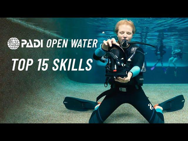 PADI Open Water Skills   - Top 15 Skills to Learn - Divers Den Australia