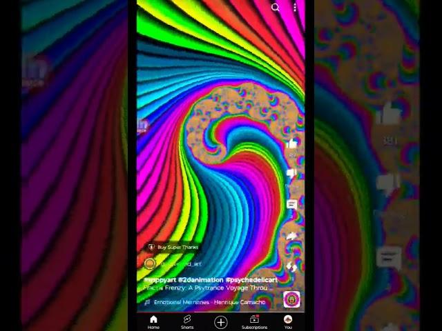 #trippyart #2danimation #psychedelicart #musicvideo #mandelbrot #shortsvideo #artist #loopartist
