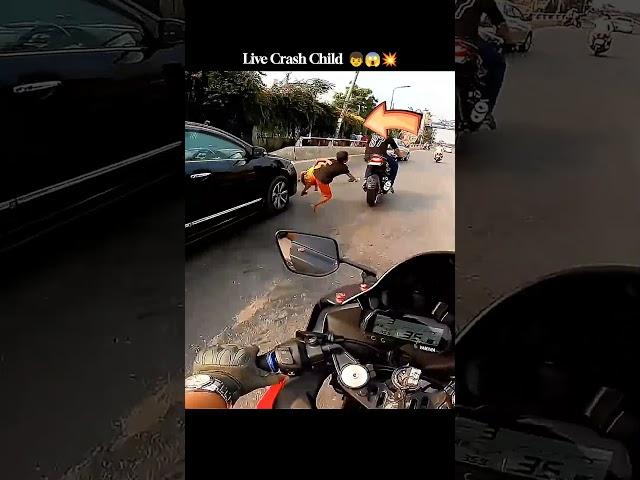 Live Bike Accident  #shorts #rider #bikeride #crash #accident #viral #motovlog #bikelife