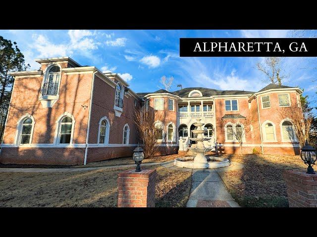 EXCLUSIVE LOOK- EXECUTIVE HOME IN ALPHARETTA, GA!  - 10 Bedrooms - 12.5 Bathrooms