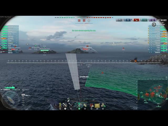 WoWs Shima v CV and Sub Division