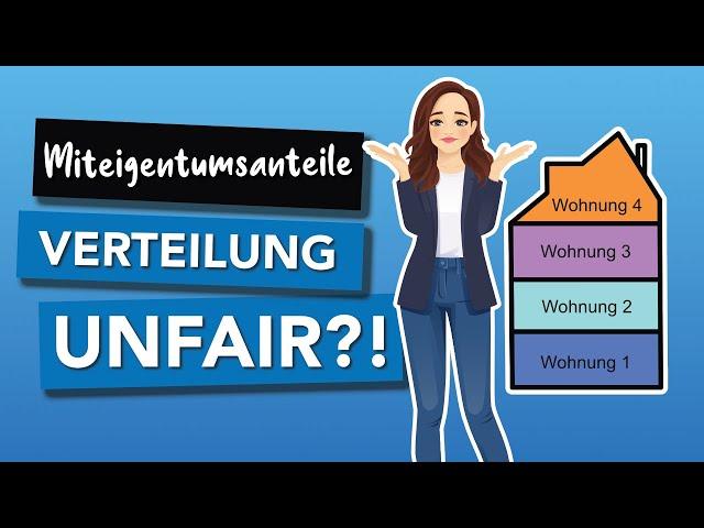 Was sind Miteigentumsanteile? // einfach und anschaulich erklärt