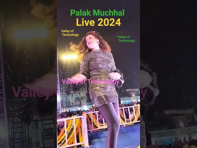 Palak Muchhal Live 2024|Stage Performance|#viral|#shorts|song|#viralvideo|#kumarsanu|#alka|1129