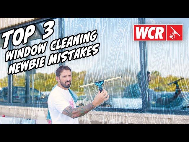 Top 3 Window Cleaning Mistakes Made By Newbies