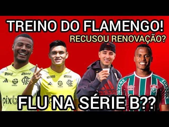 TREINO DO FLAMENGO! ESTÁDIO DO FLAMENGO! PULGAR RECUSA RENOVAÇÃO! REFORÇOS CONTRA FORTALEZA! NOTÍCIA