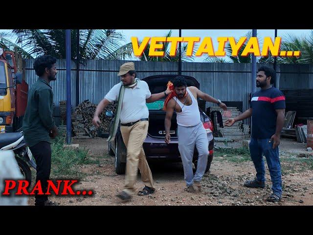 Vettaiyan Prank | Prankster rahul & azar | comdey Videos