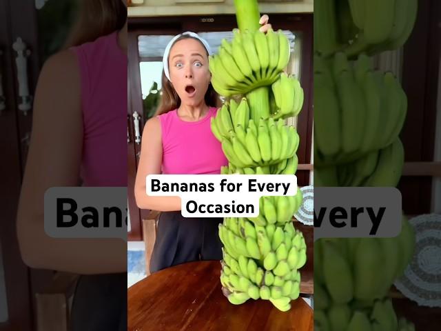 I Didn’t Know Bananas Came for Every Occasion: Recipes and Life Hacks #ExoticFruits #TropicalFruits