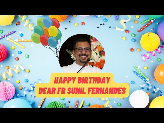 Happy Birthday to our beloved Principal Fr Sunil Fernandes || #SJBHS Bengaluru