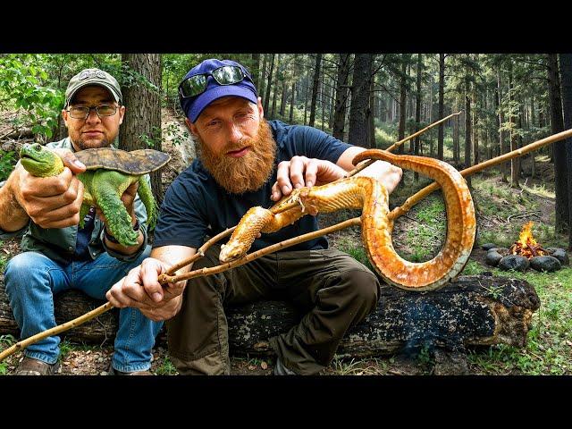 5-Day Wilderness Survival Challenge in TEXAS (THE MOVIE - SEASON 3) Forage, Hunt, Fish, Trap, Thrive