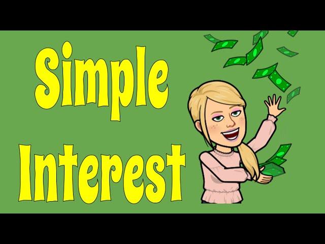 SIMPLE Interest Formula (How to Use It) Video