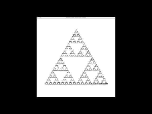 Sierpinski Triangle - Python Turtle Project