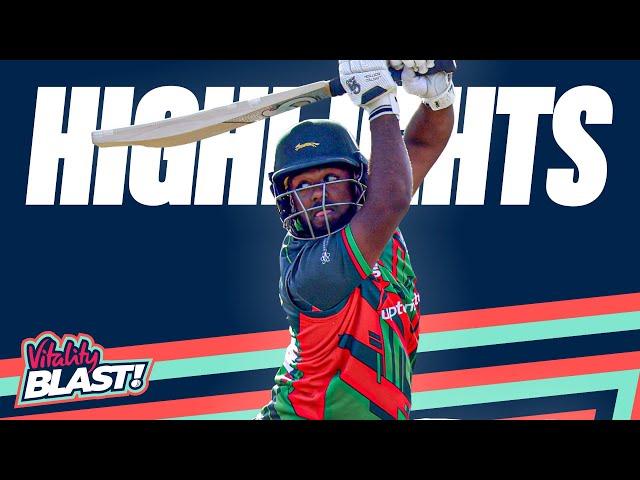 Maiden 5️⃣0️⃣ From Ahmed! | Leicestershire Foxes v Notts Outlaws - Highlights | Vitality Blast 2025