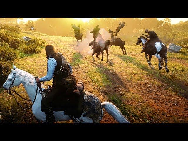 Red Dead Redemption 2 - Epic High Action Moments & Ragdolls Compilation #5