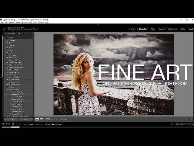 FINE ART LIGHT PACKAGE PRESETS FOR LIGHTROOM