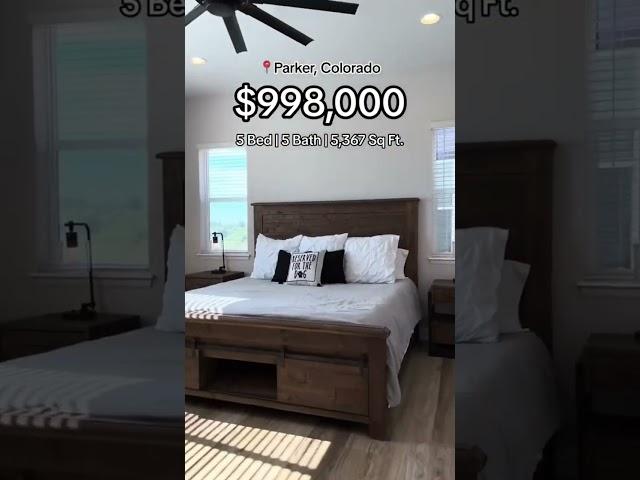 What just under $1,000,000 gets you in Parker, Colorado  #colorado #luxury #house #parkercolorado