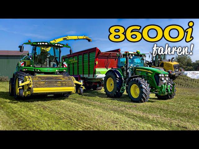 Let's Drive John Deere 8600i | Häckseln 2021 | Bauer Struck