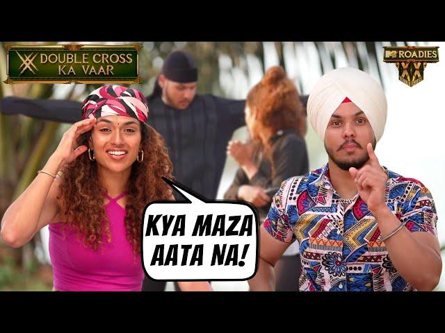 Rashmitha ने Manmeet को पीटा Belt से!  | MTV Roadies Double Cross