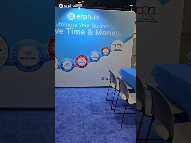 All ready to get going for Zoholics Houston 2025  Catch Erphub at booth 317