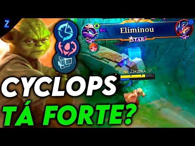 FOCA MEU CYCLOPS NÃÃÃÃÃÃÃOOOO... - CYCLOPS GAMEPLAY | Mobile Legends