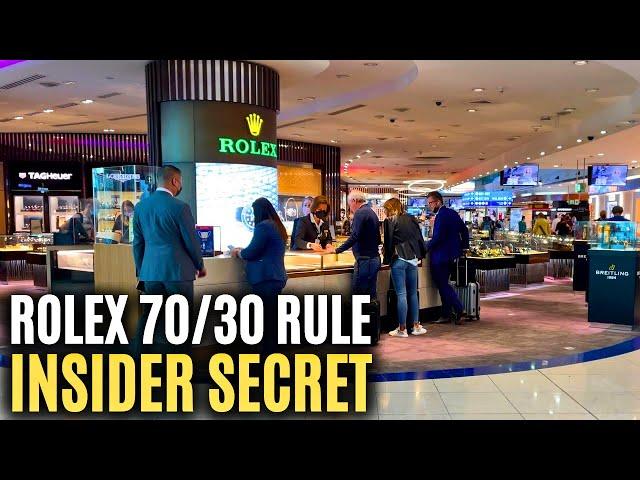 Revealing The 70/30 Rule: Insider Secret From Rolex Authorized Dealers