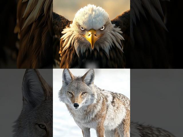 Bald Eagle vs Animals (Falcon, Vulture, Crow)