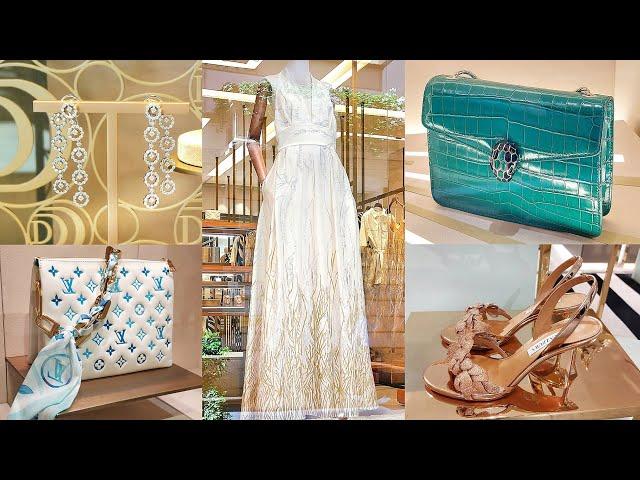 Shopping in Milan: LV, ELIE SAAB, BULGARI, MAX MARA, DAMIANI, VERSACE.... Luxury Shopping Vlog 2024.