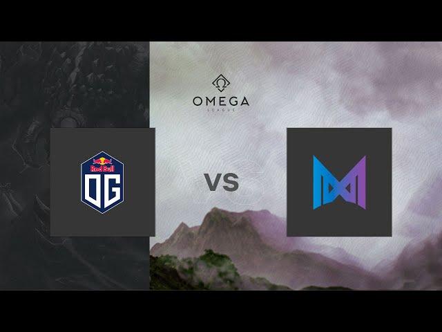 OG vs Nigma - Map1 | Eu-VODs | WePlay! OMEGA League