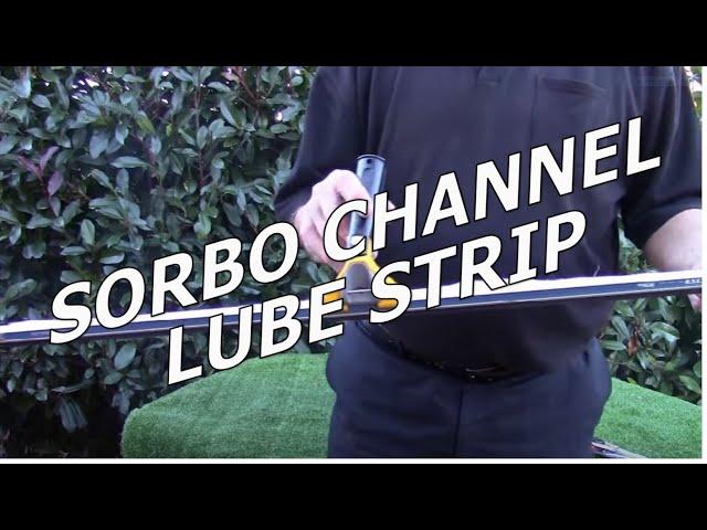 WINDOW CLEANING  SORBO SQUEEGEE CHANNEL WITH REVISED LUBE STRIP