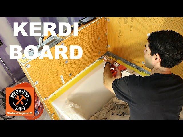 KERDI-BOARD: Waterproof a Shower in One Day (Step-by-Step)