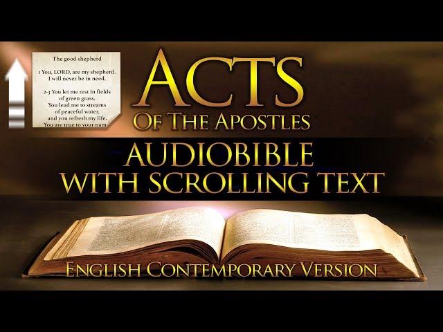 Holy Bible: ACTS OF THE APOSTLES | Contemporary English (FULL) With Text