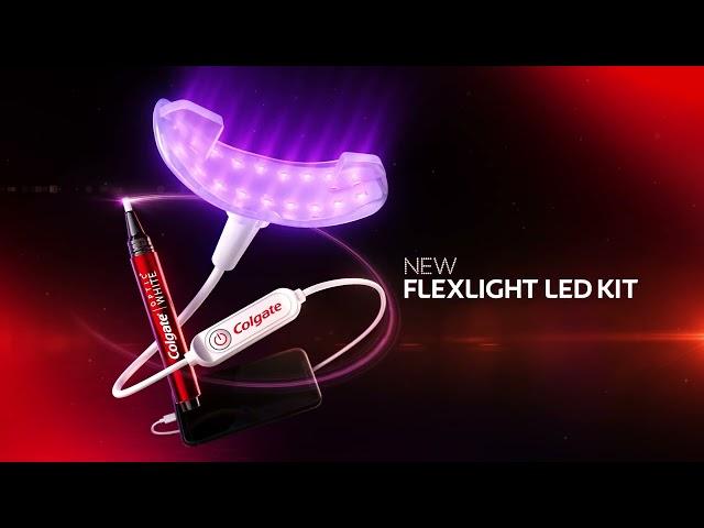 New Colgate Optic White FlexLight LED Teeth Whitening Kit