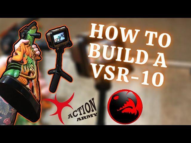 How to Build a Vsr-10 from COMPLETE Scratch!!! | Airsoft Sniper Rifle DIY Guide | Taring Carving 