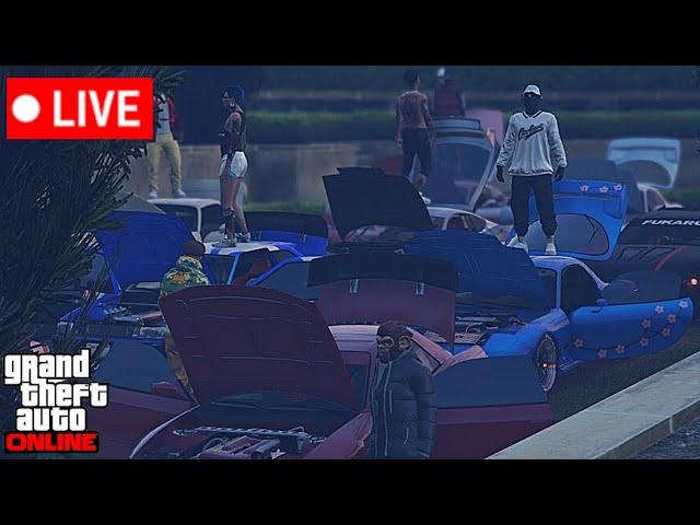 GTA 5 LIVE Car Meet | Drag Races | RP | PS4 GEN | EVERYONE CAN JOIN