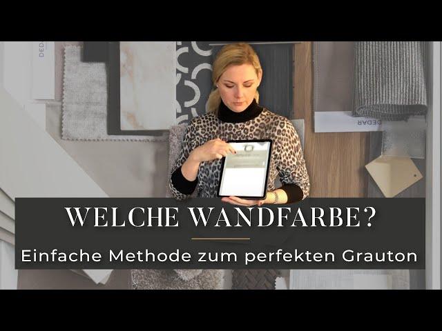 Welche Wandfarbe? Taupe! | TUTORIAL: DEIN WEG ZUM PERFEKTEN GRAUTON [Monika Winden INTERIOR DESIGN]