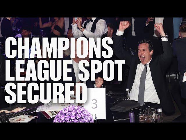 WE ARE CHAMPIONS LEAGUE | Celebrations as Villa secure Top Four spot