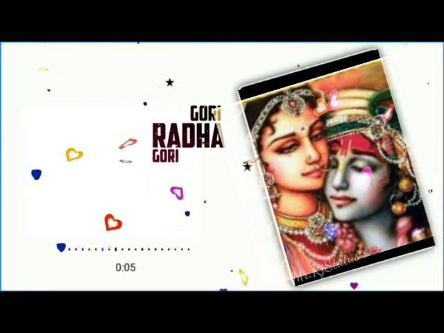 KRISHNA RADHEY STATUS Mette Ras Bariyu Radha Rani Lage||MR.RJ️||