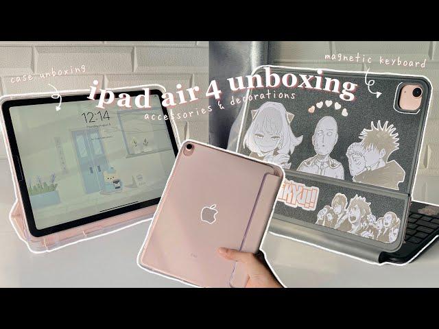 ipad air 4 unboxing | 2023 + accessories & decorating 