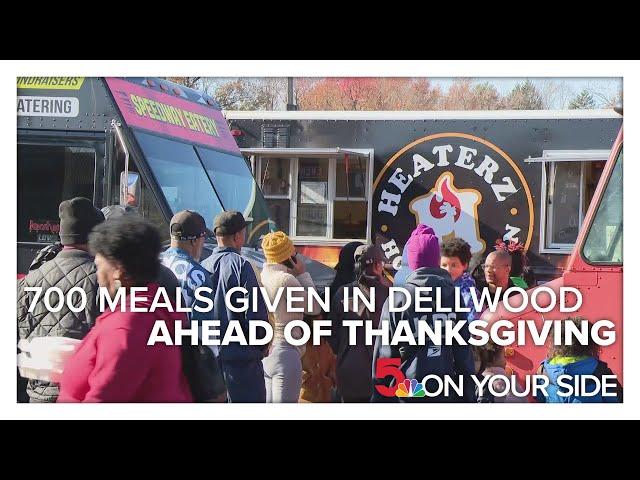 700 meals given out in Dellwood ahead of Thanksgiving