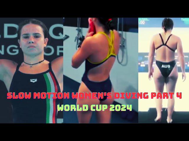 Women's Diving | Diving World Cup 2024 - Xi'an | Beautiful Diver | CLOSE-UP | PARTE 4