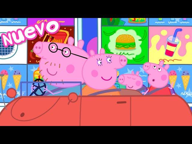 Los Cuentos de Peppa la Cerdita | Comida rápida desde el auto | NUEVOS Episodios de Peppa Pig