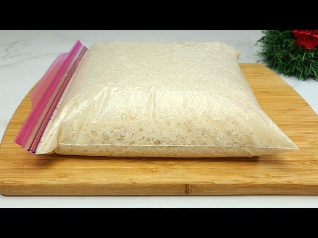 Do you have a plastic bag? FEW PEOPLE KNOW THIS SECRET. Incredibly simple!  4 recipes