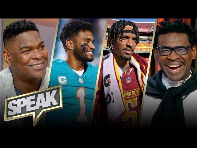 Is ROTY slipping from Jayden Daniels, and can Tua’s Dolphins conquer Lambeau? | NFL | SPEAK