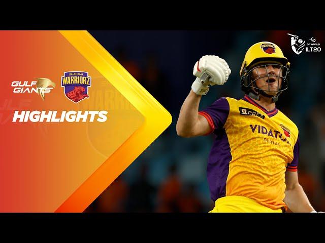 ILT20 S3 | हिंदी - Cricket Highlights | James Vince और Tim Southee | GG vs SW - M 03 | 12th Jan