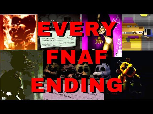 Breaking Down EVERY FNAF Ending