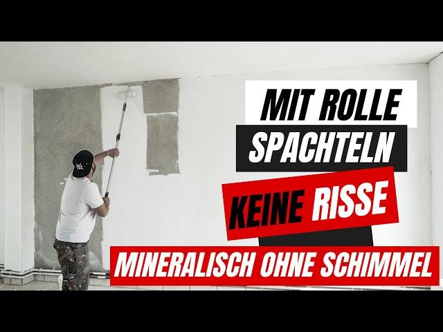 Kinderleicht auf Q3-Q4 MINERALISCH selber spachteln ⎜ohne Schimmel und Risse 