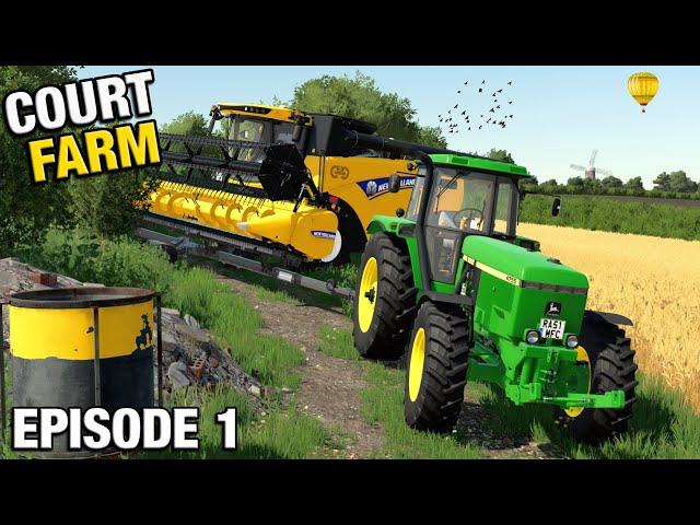 AMAZING NEW MAP! Court Farm Country Park FS22 Ep 1