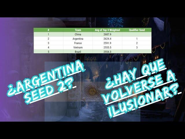 ARGENTINA TOP SEED  || MEXICO, CHILE Y ESPAÑA comparten QUALY  ||  YA HAY PUTERIO!  #aoe2