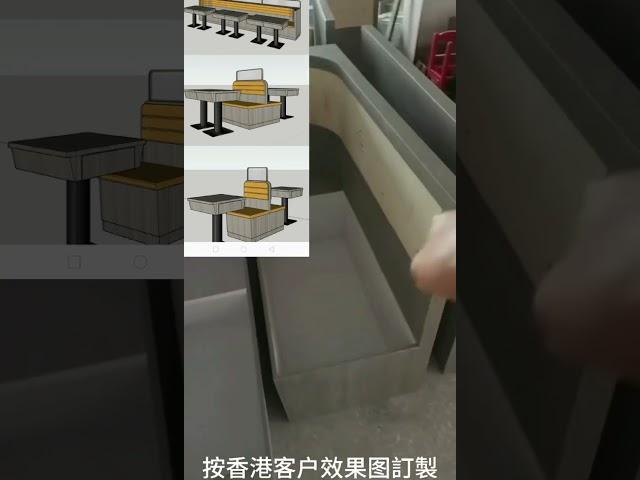 香港潮食地餐飲店桌椅沙發梳化訂製，抽屜儲物餐桌訂做，卡座沙發梳化帶隔斷屏風，工廠實拍加工訂造，防火皮革卡座沙發訂做，水磨石抽桶儲物餐枱訂製 #餐饮家具 #專業傢俬訂製廠 #專業傢俬訂製廠 #家具