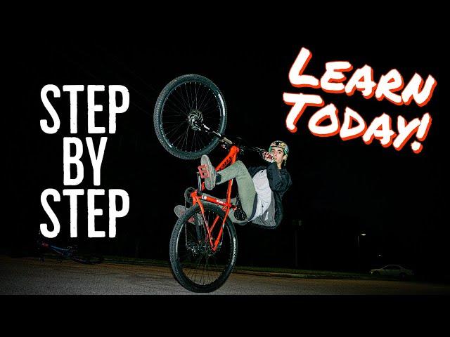 How To Wheelie a Mountain Bike the EASY way - Beginner or Advanced